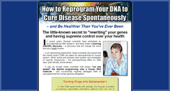 Desktop Screenshot of howtoreprogramyourdna.com